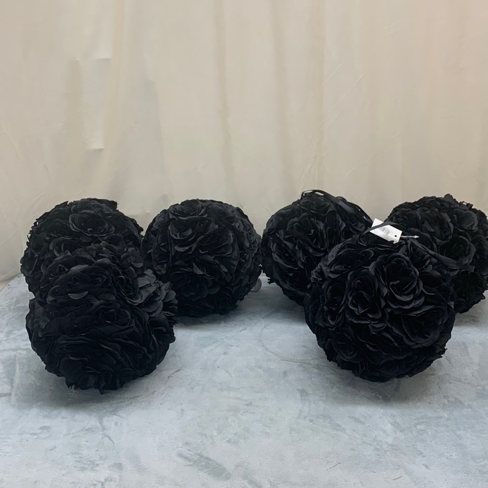 Artificial Rose Ball Centerpiece Decoration 10” Set of 6